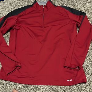 Mec Mountain Equipment - Polartec - Red 1/4 Zip - Long Sleeve - XL